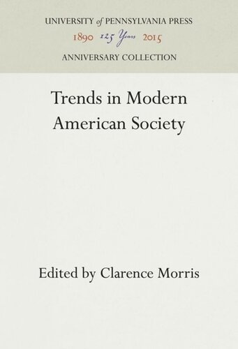 Trends in Modern American Society