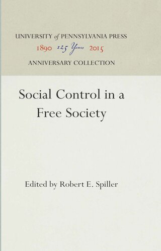 Social Control in a Free Society