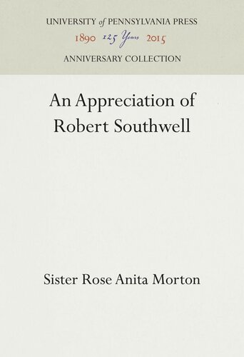 An Appreciation of Robert Southwell