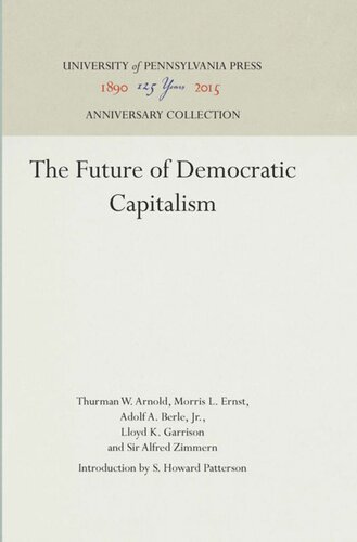 The Future of Democratic Capitalism