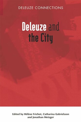Deleuze and the City