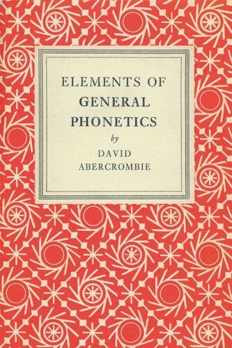 Elements of General Phonetics