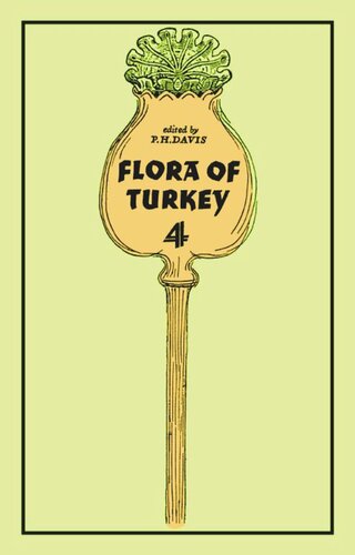 Flora of Turkey, Volume 4