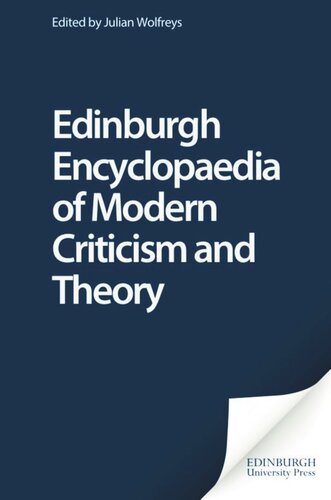 Edinburgh Encyclopaedia of Modern Criticism and Theory