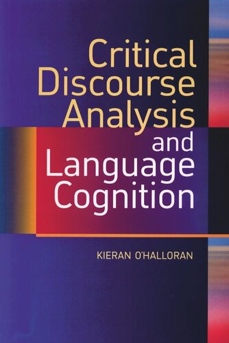 Critical Discourse Analysis and Language Cognition