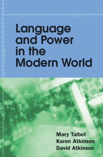 Language and Power in the Modern World