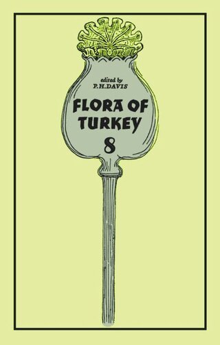Flora of Turkey, Volume 8