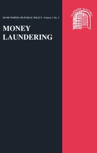Money Laundering: Hume Papers on Public Policy 1.2