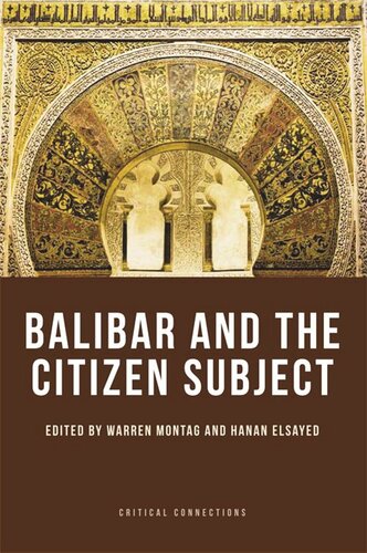 Balibar and the Citizen Subject