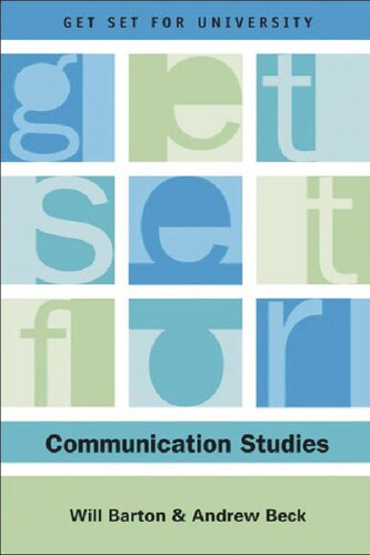 Get Set for Communication Studies