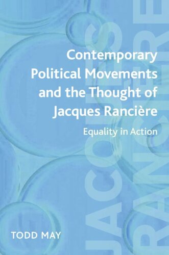 Contemporary Political Movements and the Thought of Jacques Rancière: Equality in Action
