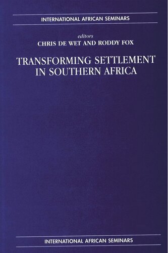 Transforming Settlement in Southern Africa
