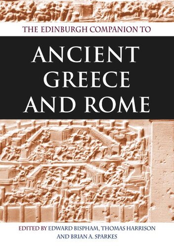 The Edinburgh Companion to Ancient Greece and Rome
