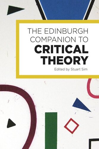 The Edinburgh Companion to Critical Theory