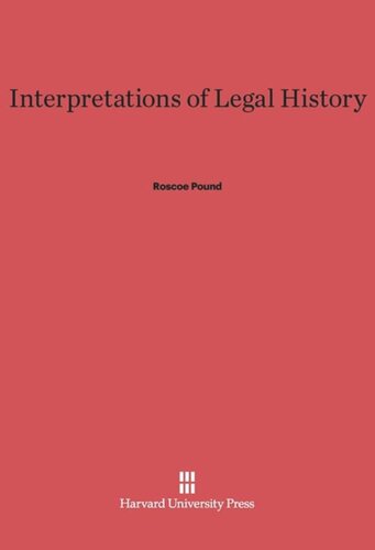 Interpretations of Legal History