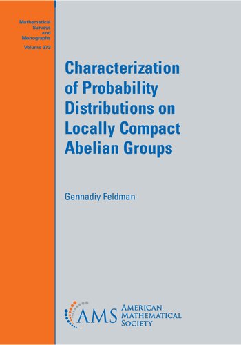 Characterization of Probability Distributions on Locally Compact Abelian Groups