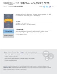 Advancing Obesity Solutions Through Investments in the Built Environment: Proceedings of a Workshop