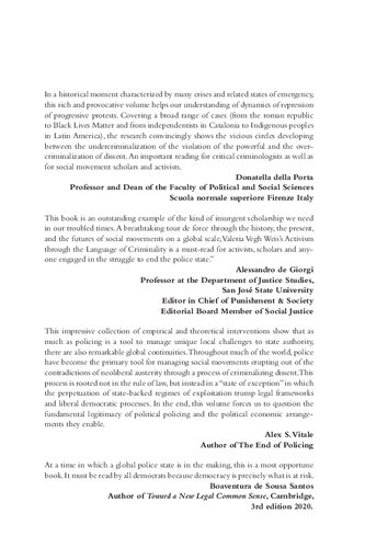 Criminalization of Activism