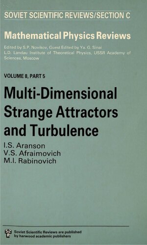 Multidimensional Strange Attra (Soviet Scientific Reviews Series, Section C)