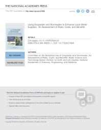 Using Graywater and Stormwater to Enhance Local Water Supplies: An Assessment of Risks, Costs, and Benefits