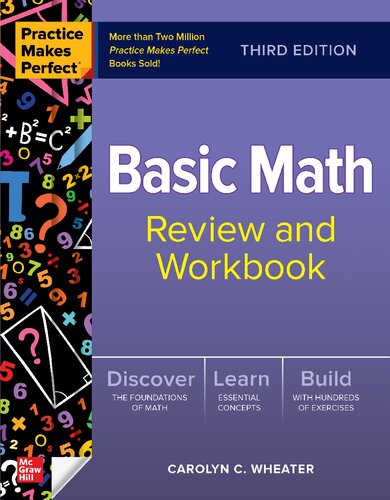 Practice Makes Perfect: Basic Math Review and Workbook,