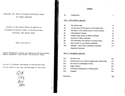 Cohomology of quotients in symplectic and algebraic geometry