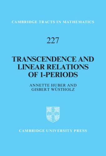 Transcendence and Linear Relations of 1-Periods (Cambridge Tracts in Mathematics)
