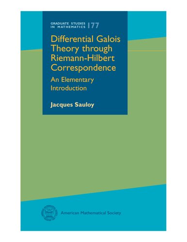 Differential Galois Theory through Riemann-Hilbert Correspondence: An Elementary Introduction
