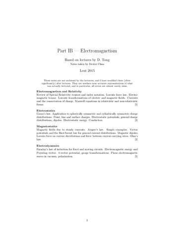 Electromagnetism