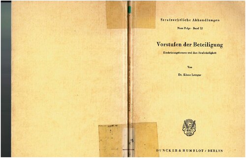 Vorstufen der Beteiligung