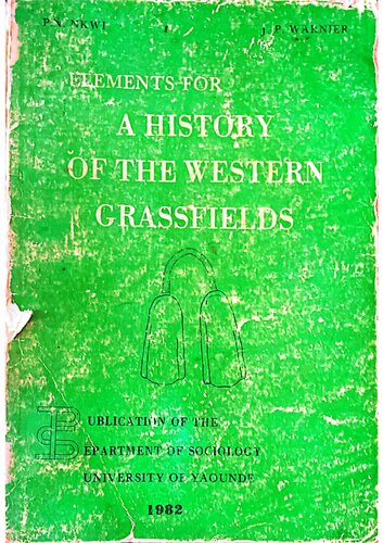 Elements for a History of the Western Grassfields