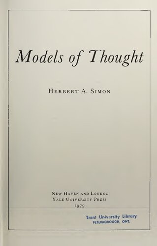 Models of Thought