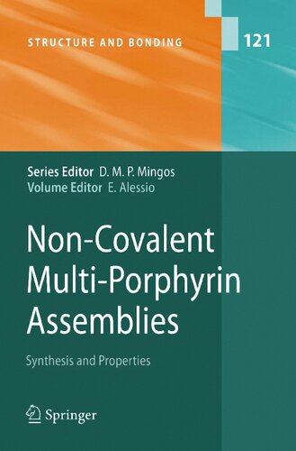 Non-Covalent Multi-Porphyrin Assemblies: Synthesis and Properties