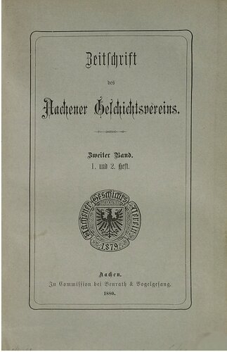 Zeitschrift des Aachener Geschichtsvereins