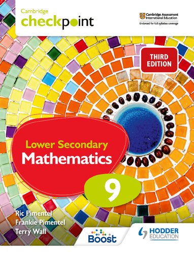 Cambridge Checkpoint Lower Secondary Mathematics Workbook 9