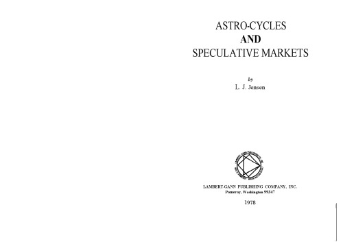 Astro Cycles and Speculative Markets