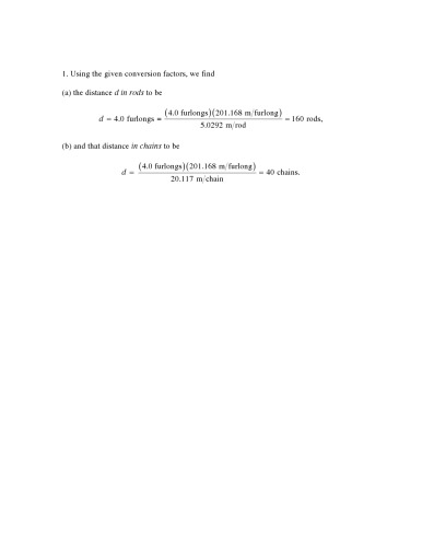 Fundamentals of Physics, Seventh Edition Solution Manual