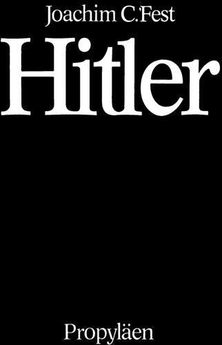 Hitler : Eine Biographie