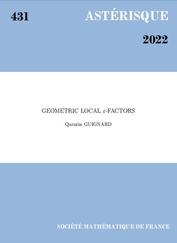 Geometric local ε-factors