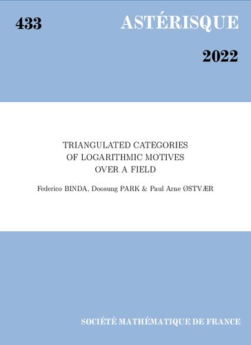 Triangulated categories of logarithmic motives over a field