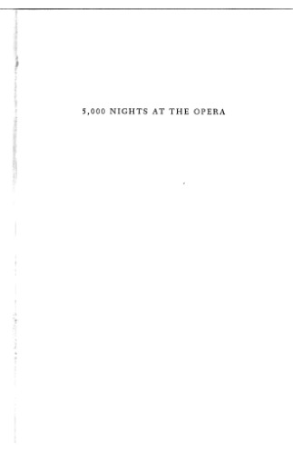 5000 Nights at the Opera: The Memoirs of Sir Rudolf Bing