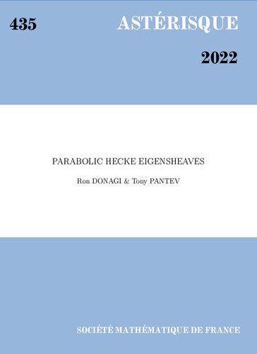 Parabolic Hecke eigensheaves