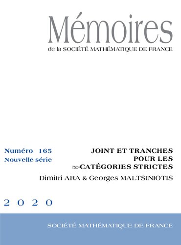 Joint et tranches pour les ∞-catégories strictes
