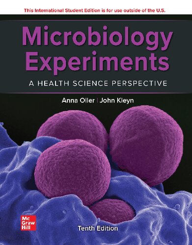 Microbiology Experiments: A Health Science Perspective [Team-IRA]