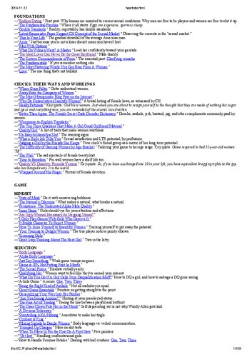 Heartiste Blog Writings