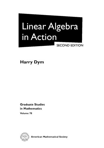 Linear Algebra in Action