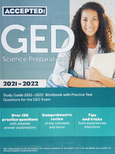 GED Science Preparation Study Guide 2021-2022: Workbook with Practice Test Questions for the GED Exam