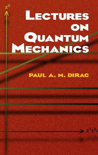 Lectures on Quantum Mechanics (Dover Books on Physics)