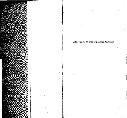 A doutrina da vontade de poder em Nietzsche