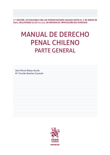 Manual de Derecho Penal Chileno Parte General